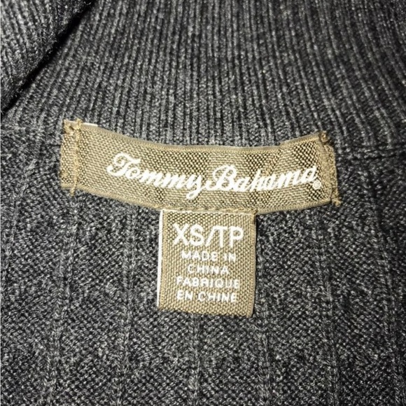 Tommy Bahama Pickford heather gray cable knit dress - Picture 2 of 8